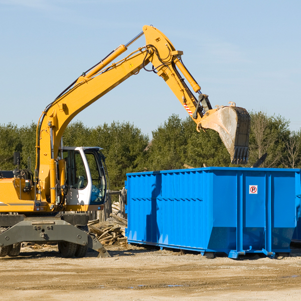 what size residential dumpster rentals are available in Viola